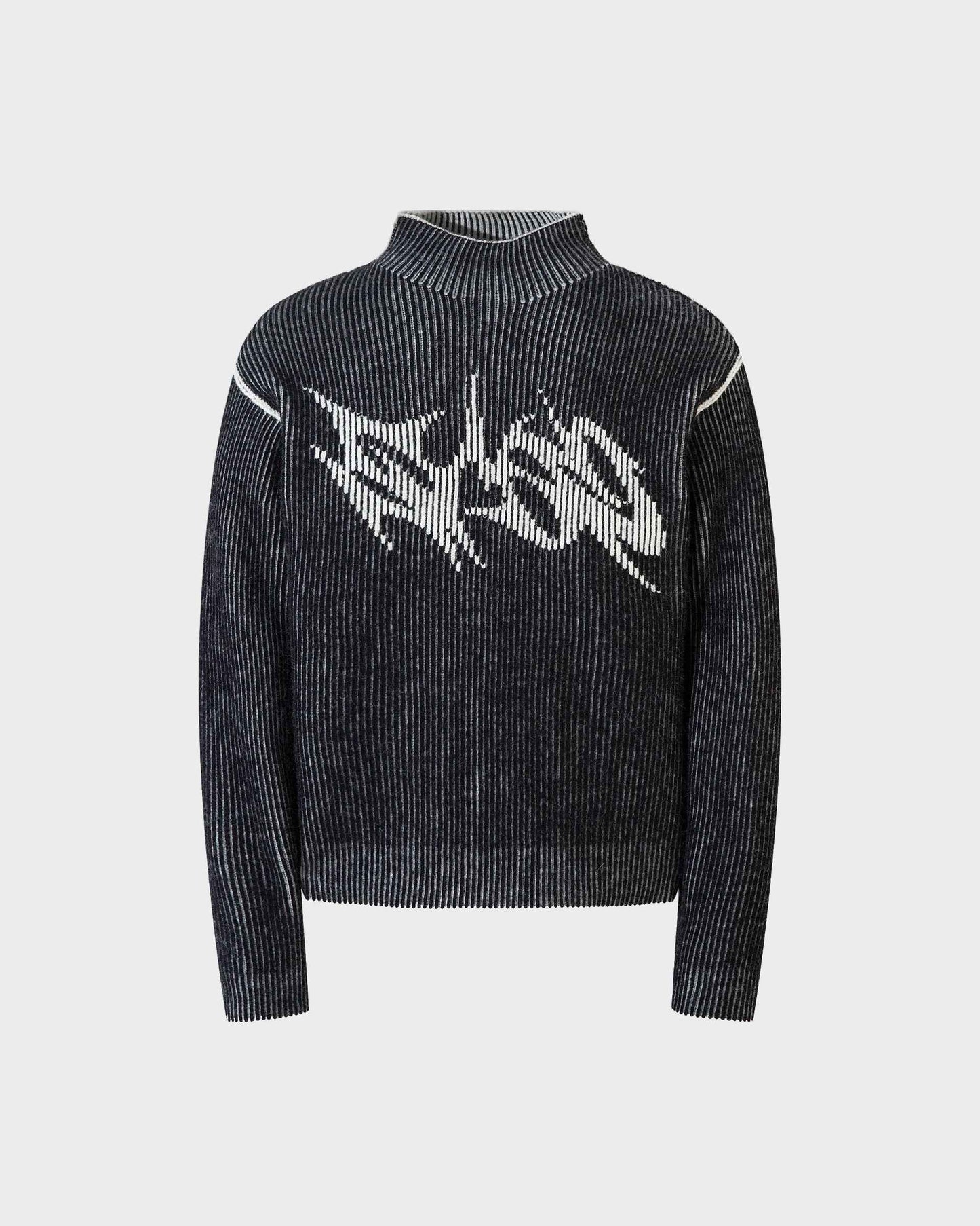 Reversible Retro Turtleneck Sweatshirt