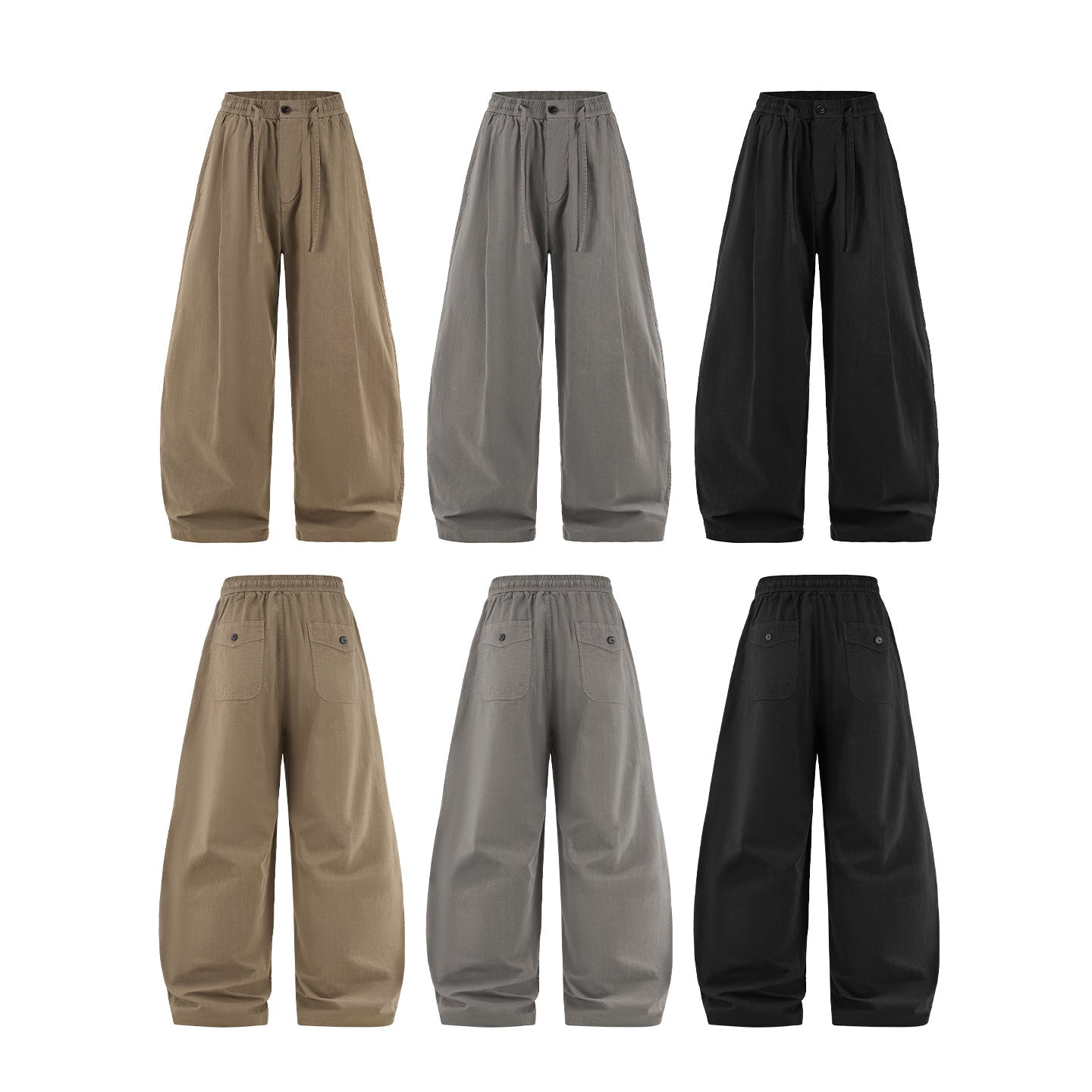 Linen Wide Leg Pants