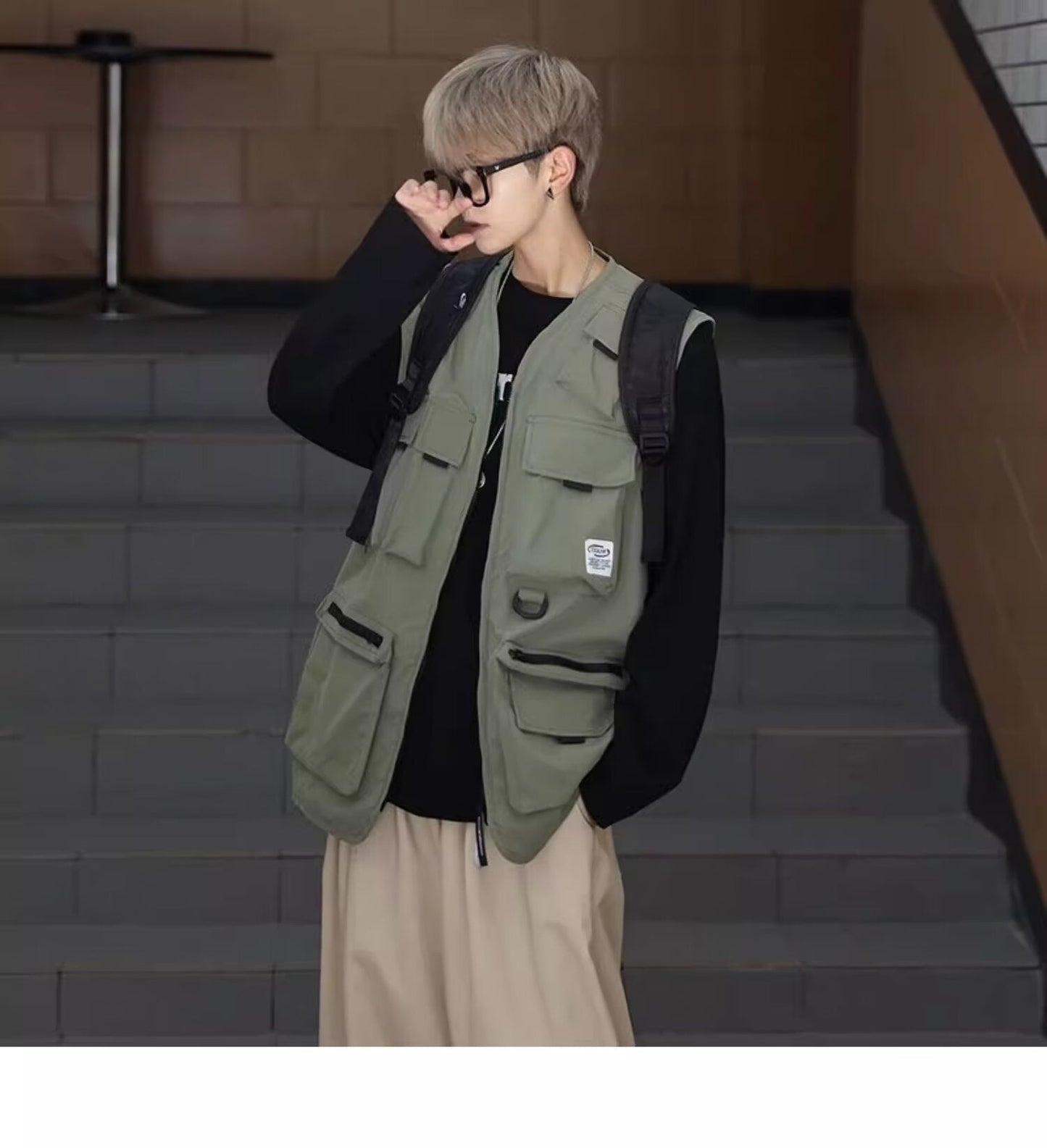 Versatile Outdoor T-Shirt + Vest Set