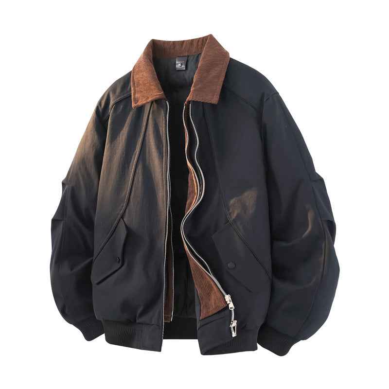 Duck Down Faux TwoPiece Casual Jacket