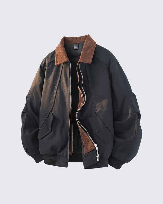 Duck Down Faux TwoPiece Casual Jacket