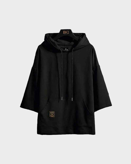 Minimal Mid-Length Sleeve Hoodie