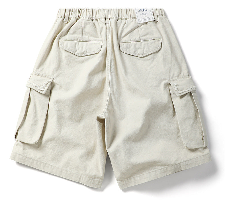 Urban Distressed Camo Shorts