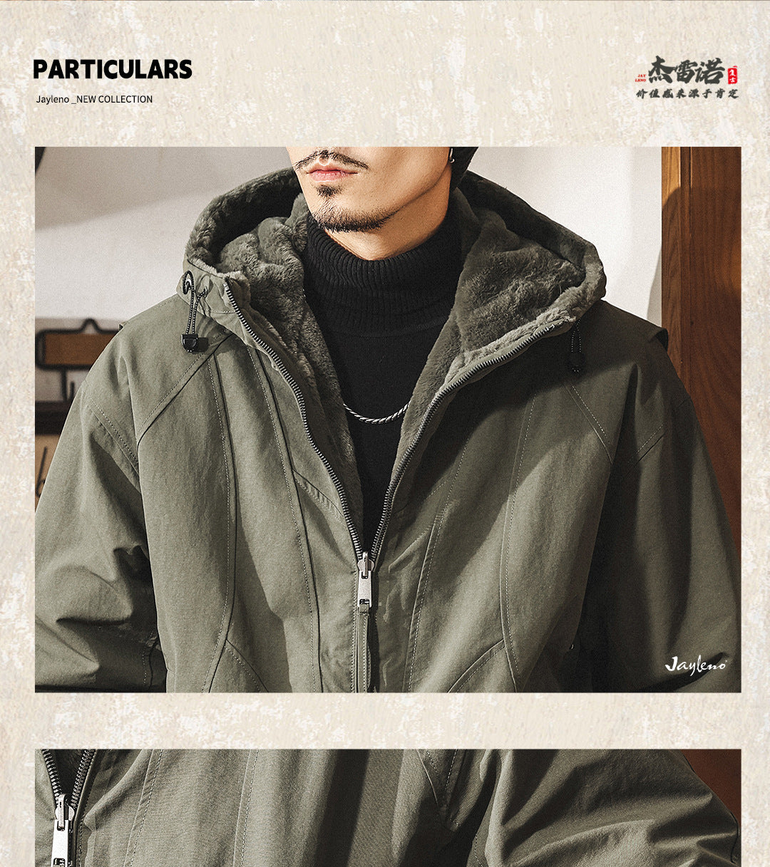 Reversible Faux Mink Winter Coat