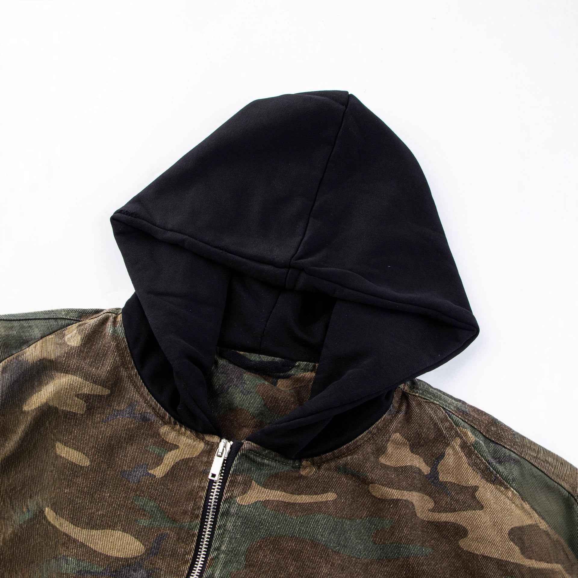 Phantom Camo Hood Denim Jacket