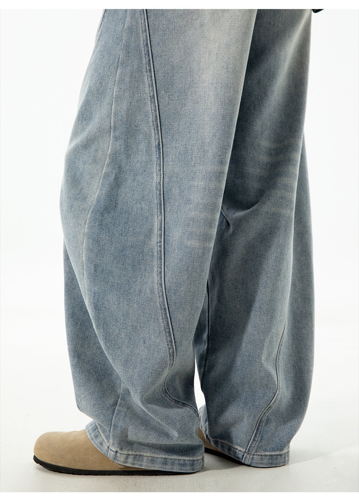 Retro Panelwork Denim Jeans