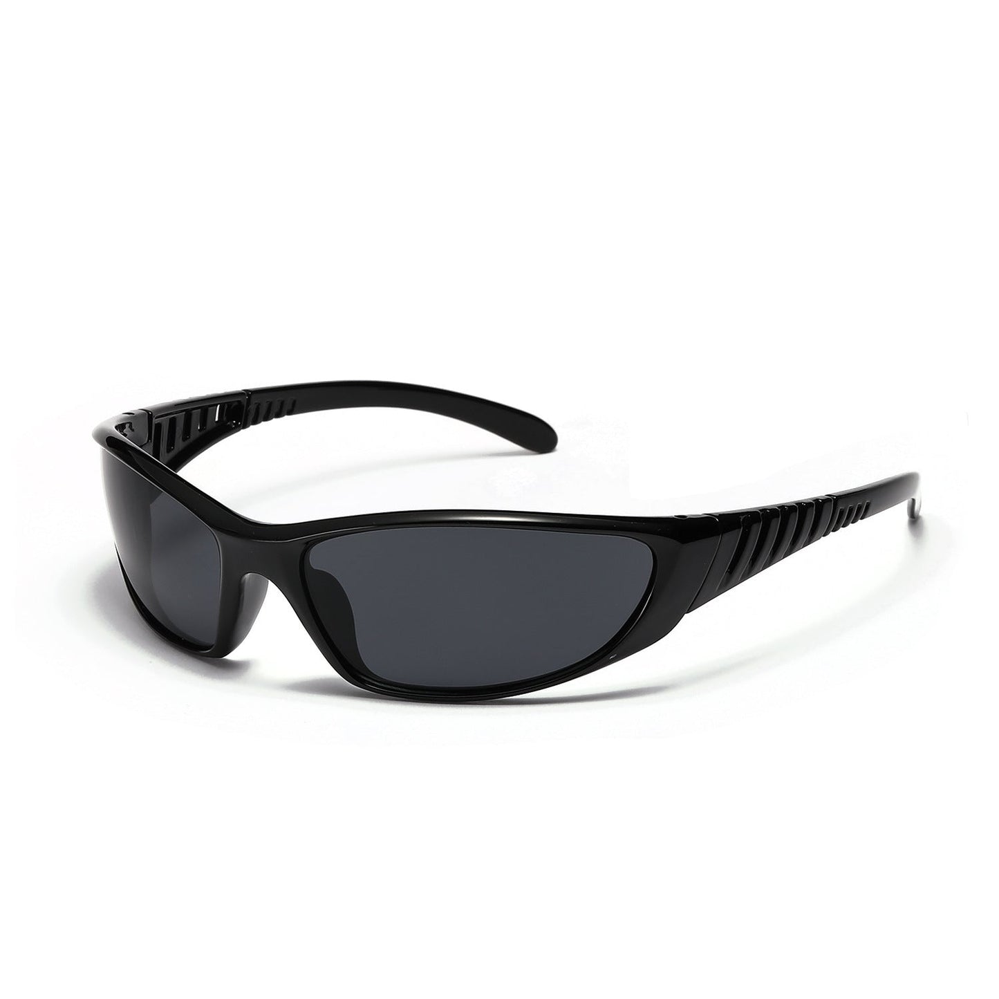 Y2K Silver Futuristic Cutout Sunglasses