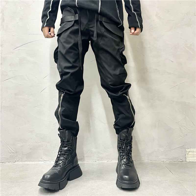 Dark Obsidian Cargo Pants V1