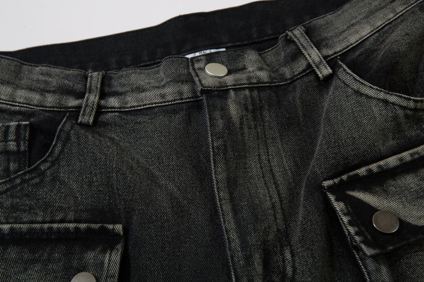 Barbed Baggy Embroidery Cargo Pants