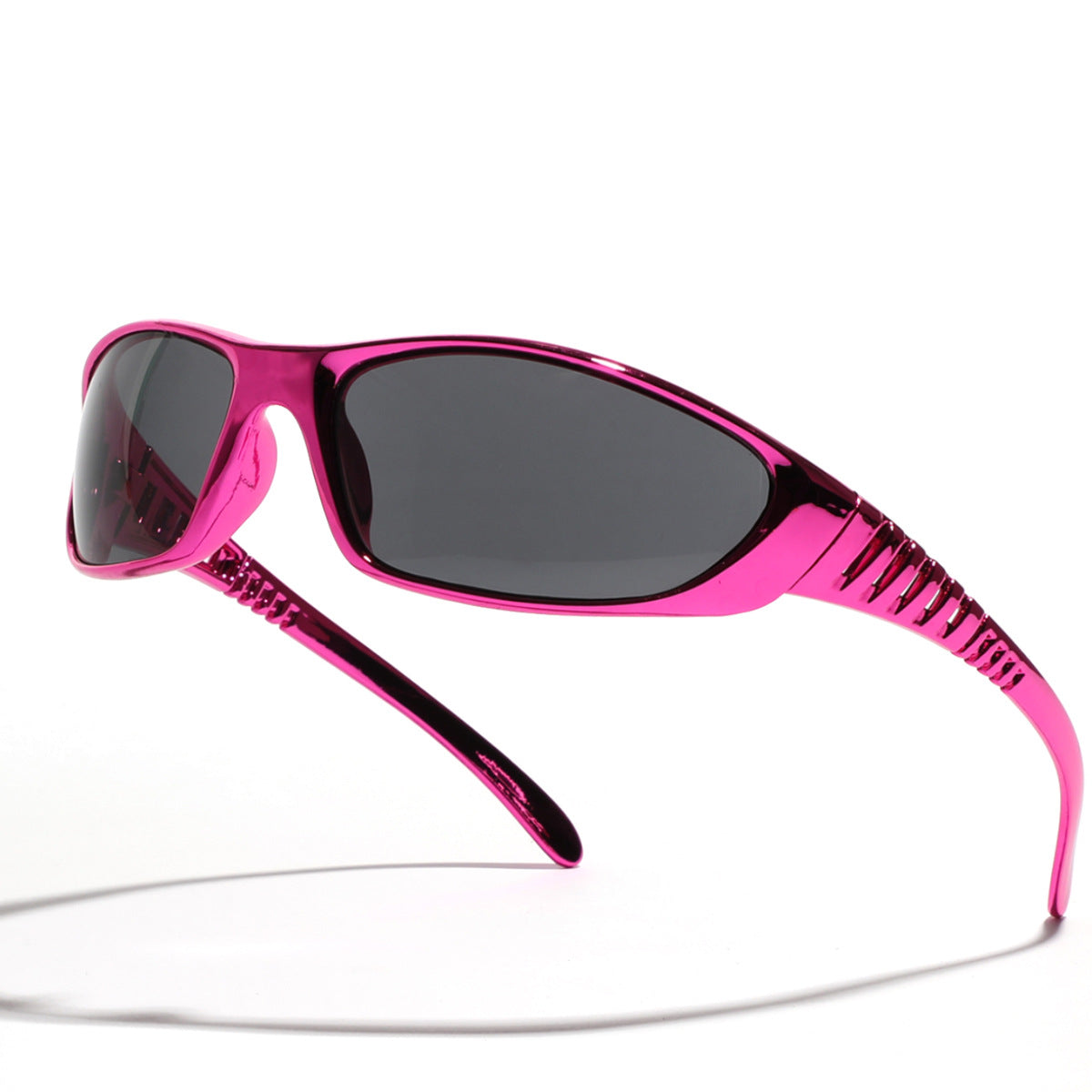 Y2K Silver Futuristic Cutout Sunglasses