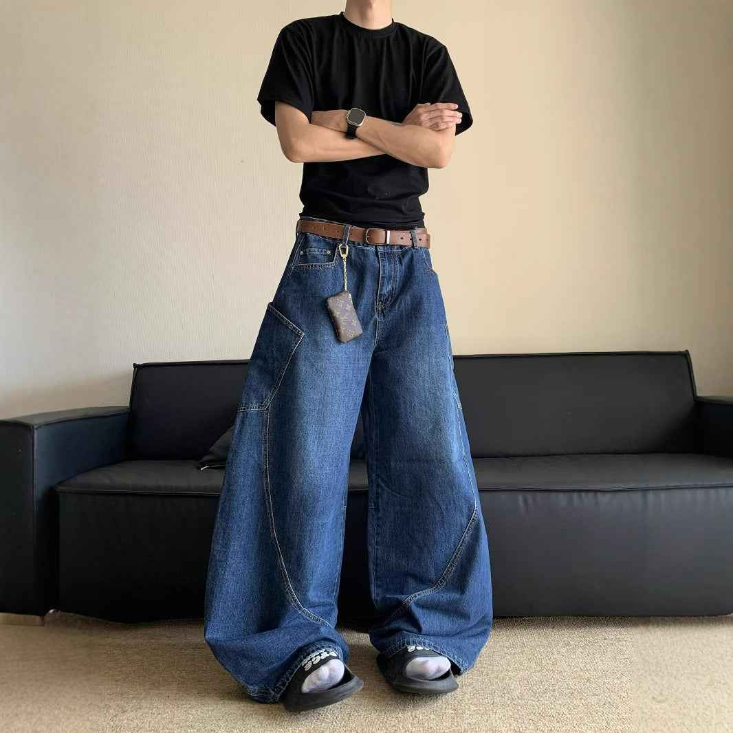 Vintage Wide-Leg Baggy Jeans