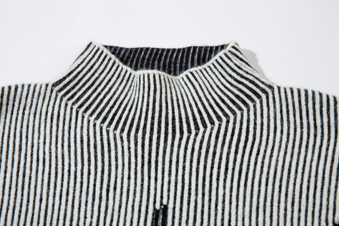 Reversible Retro Turtleneck Sweatshirt