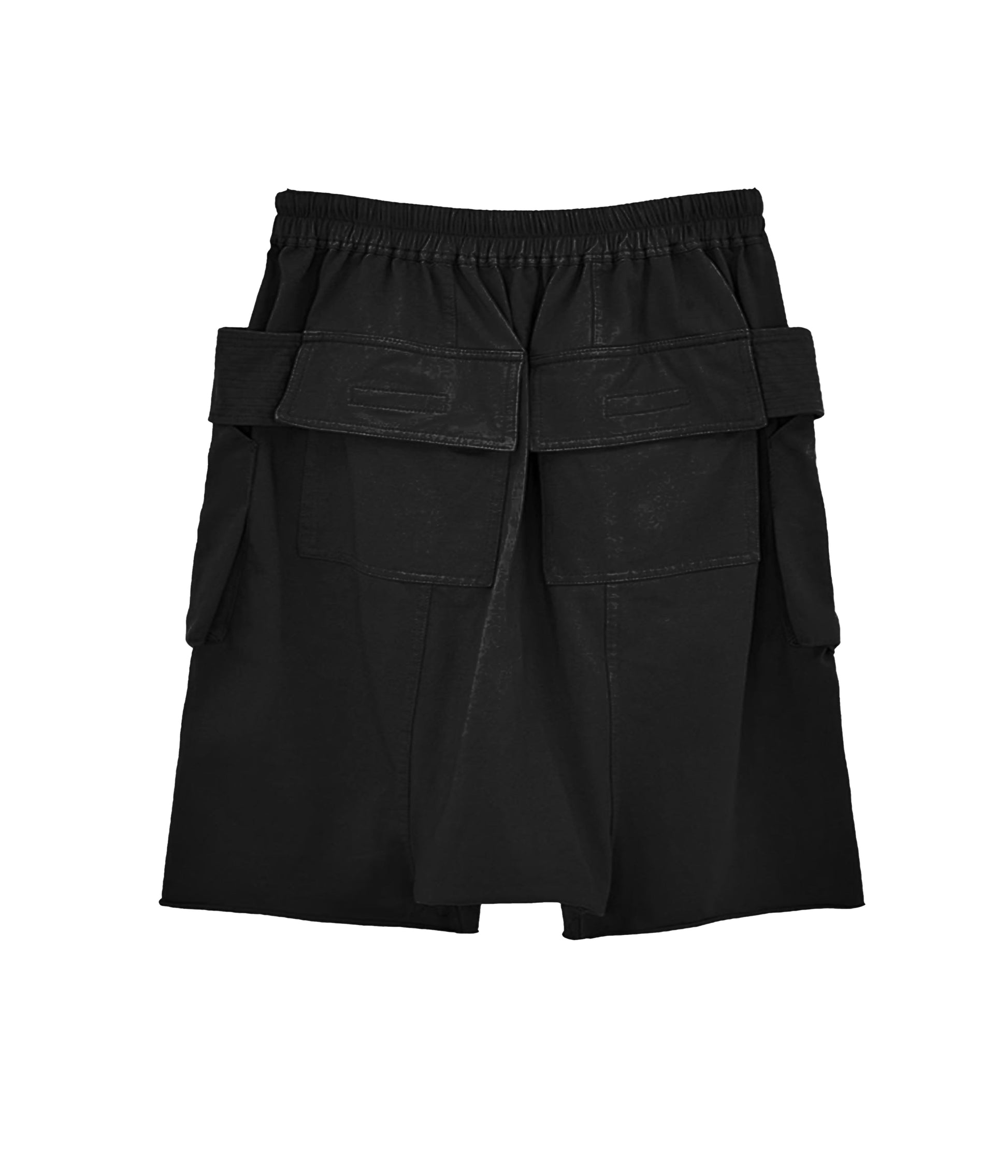 NOIR DROP-CROTCH CARGO SHORTS - JUSTLUXURY