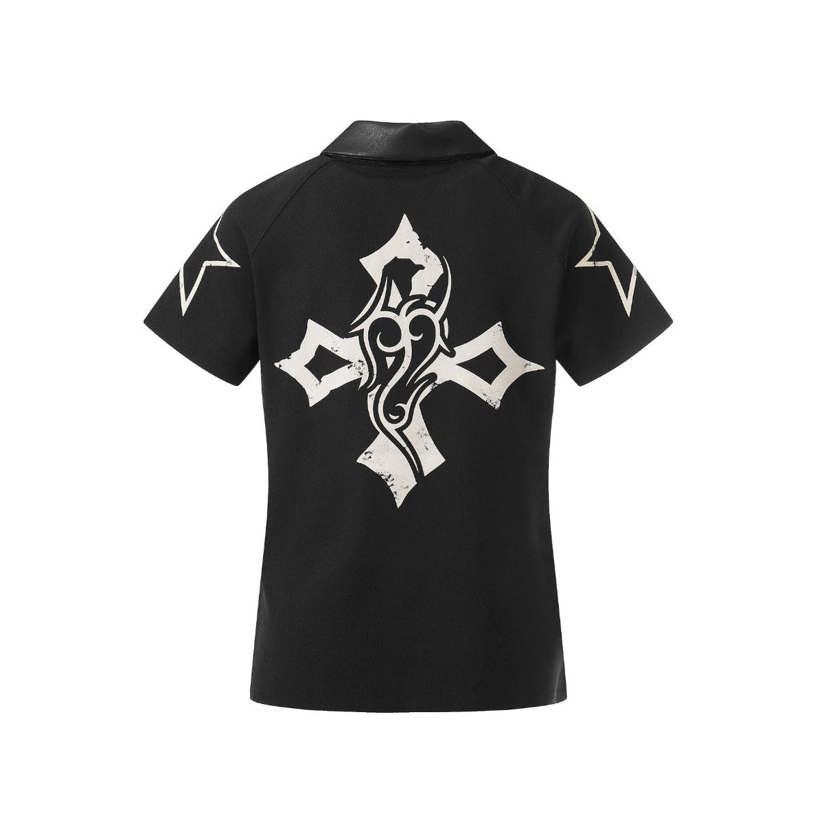 Phantom Cross Graphic Polo T-Shirt