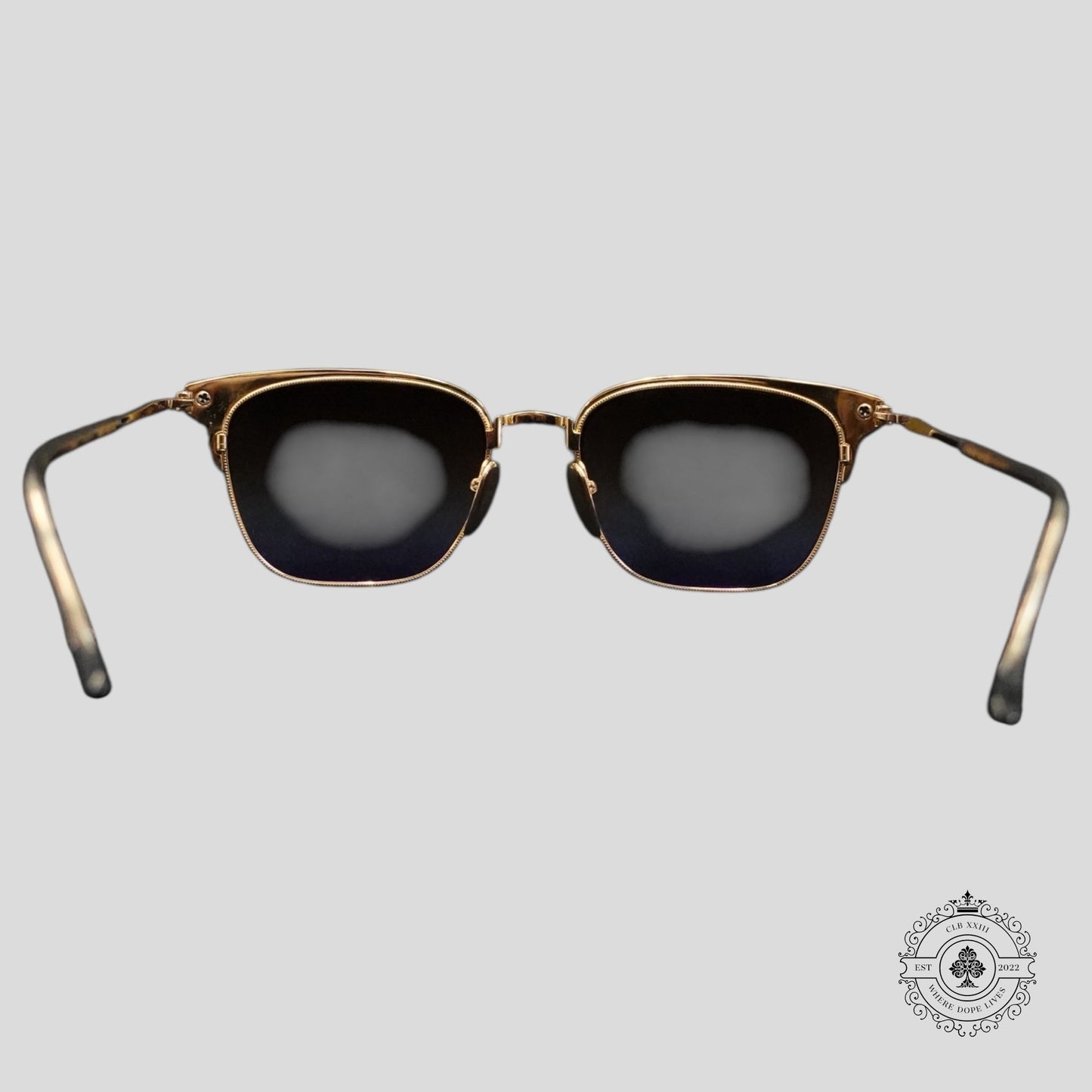 Chrome Hearts Muffbuffin' Glasses in Gold