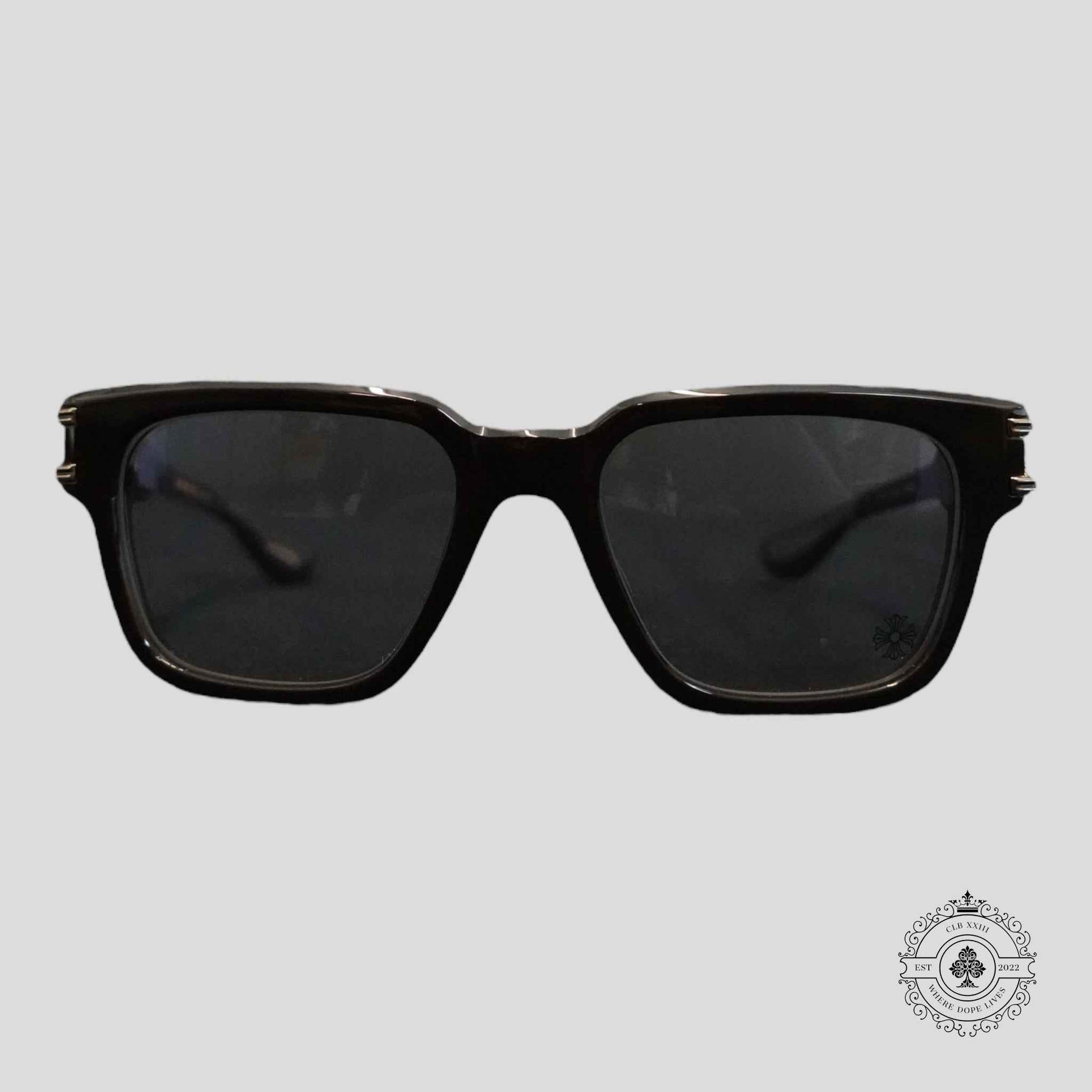 Chrome Hearts Bulge Glasses in Brown/Gold