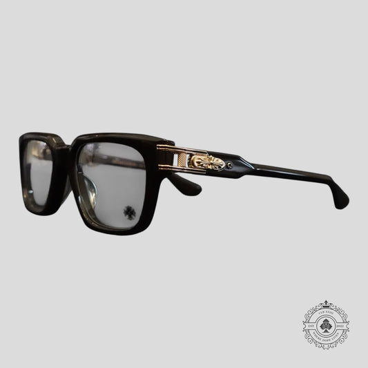 Chrome Hearts Bulge Glasses in Brown/Gold