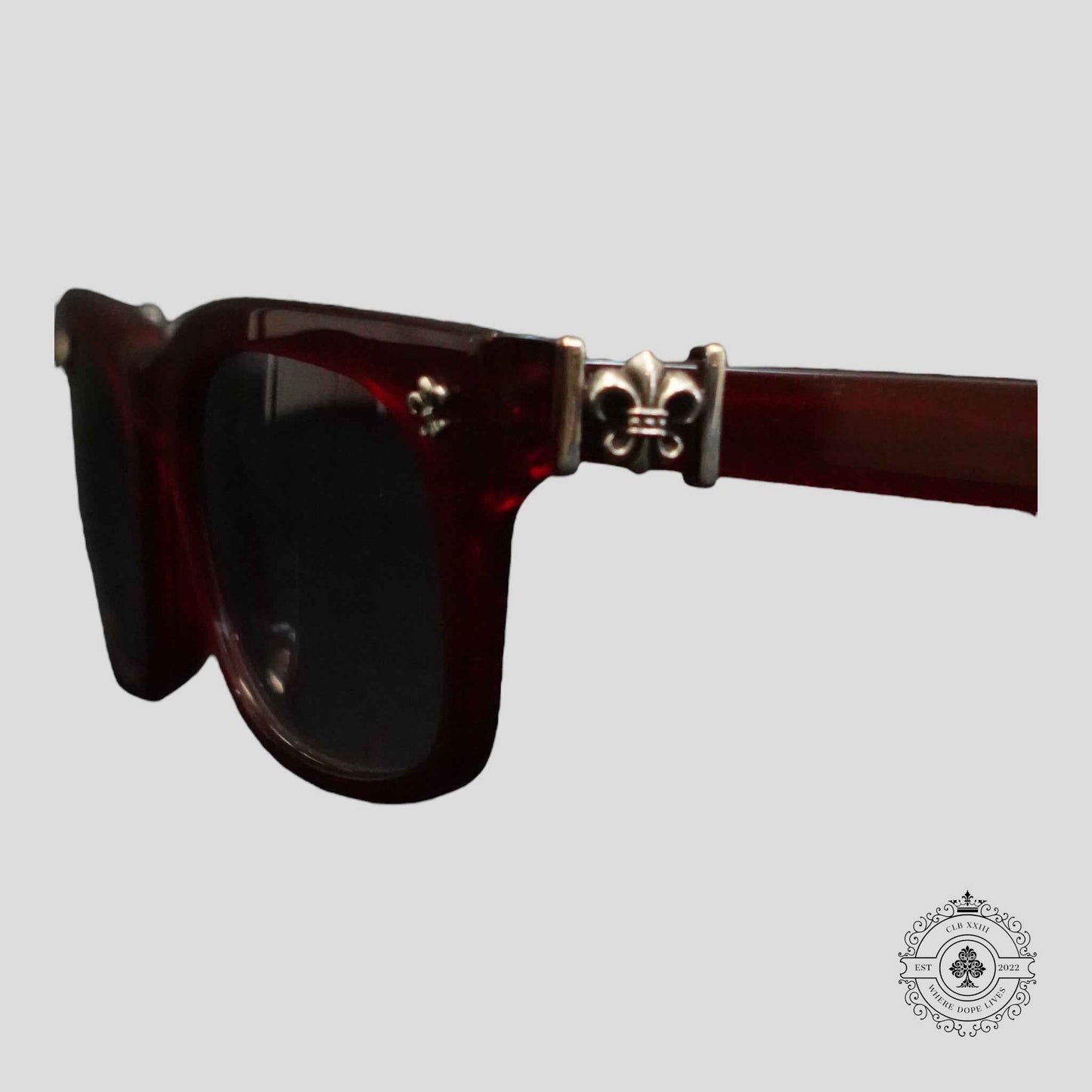 Chrome Hearts Gittin Any? Glasses in Red/Silver