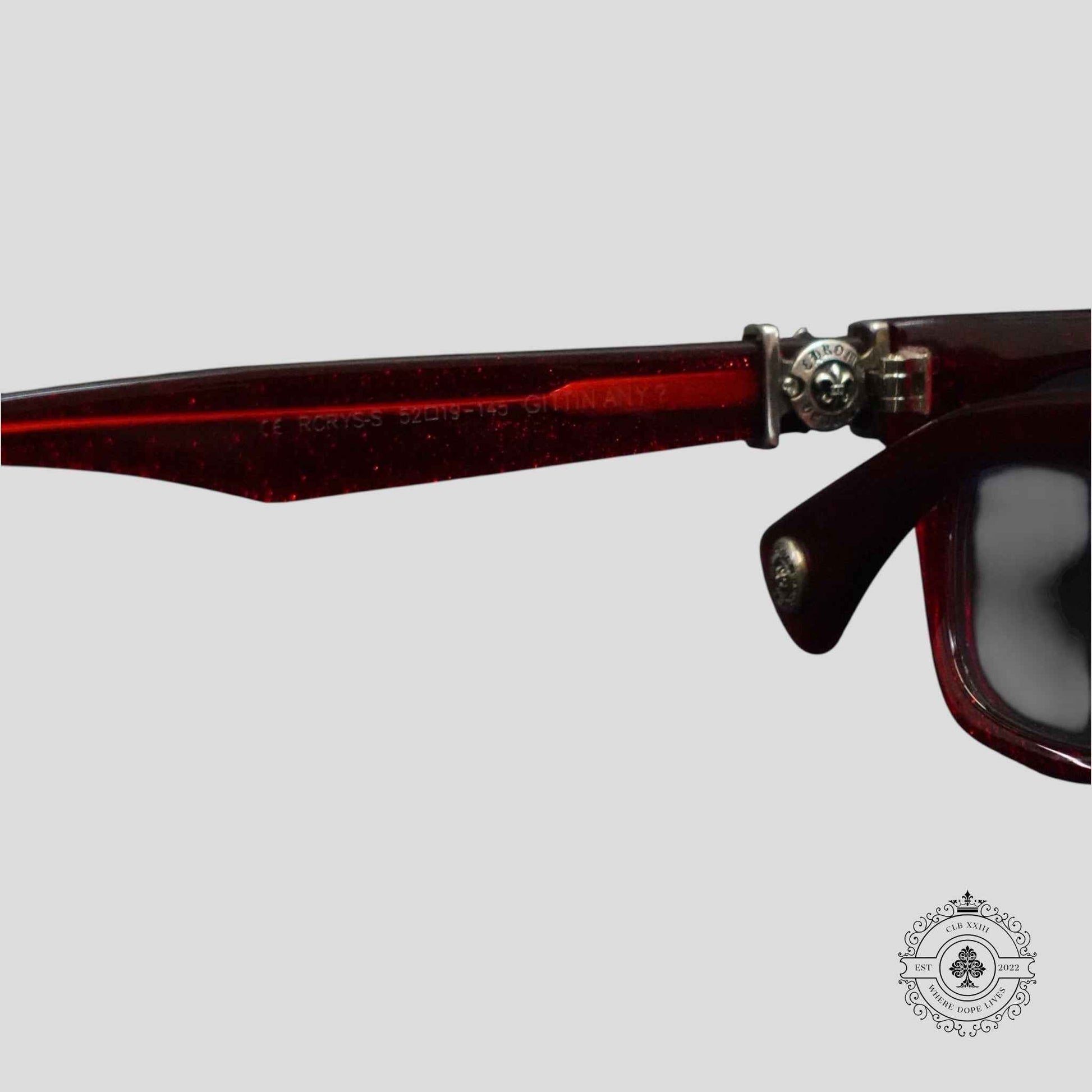 Chrome Hearts Gittin Any? Glasses in Red/Silver