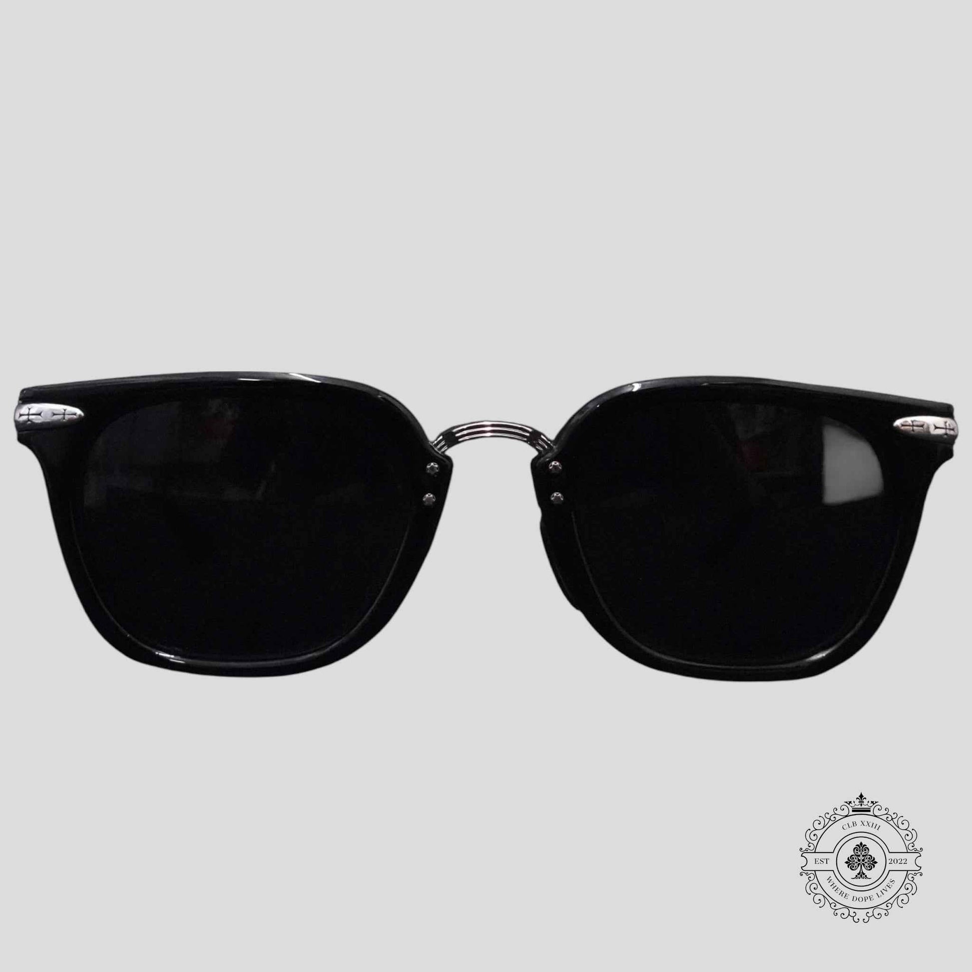Chrome Hearts Titanasluvr Glasses in Black/Silver