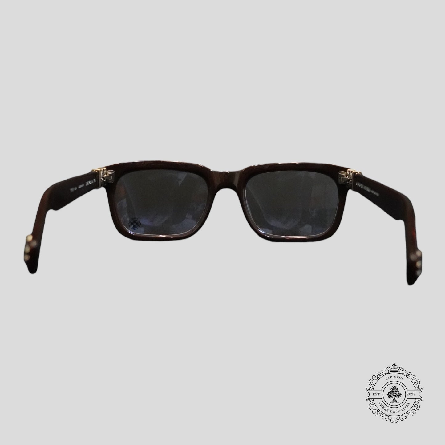 Chrome Hearts See You In Tea Sunglasses in Brown/Silver