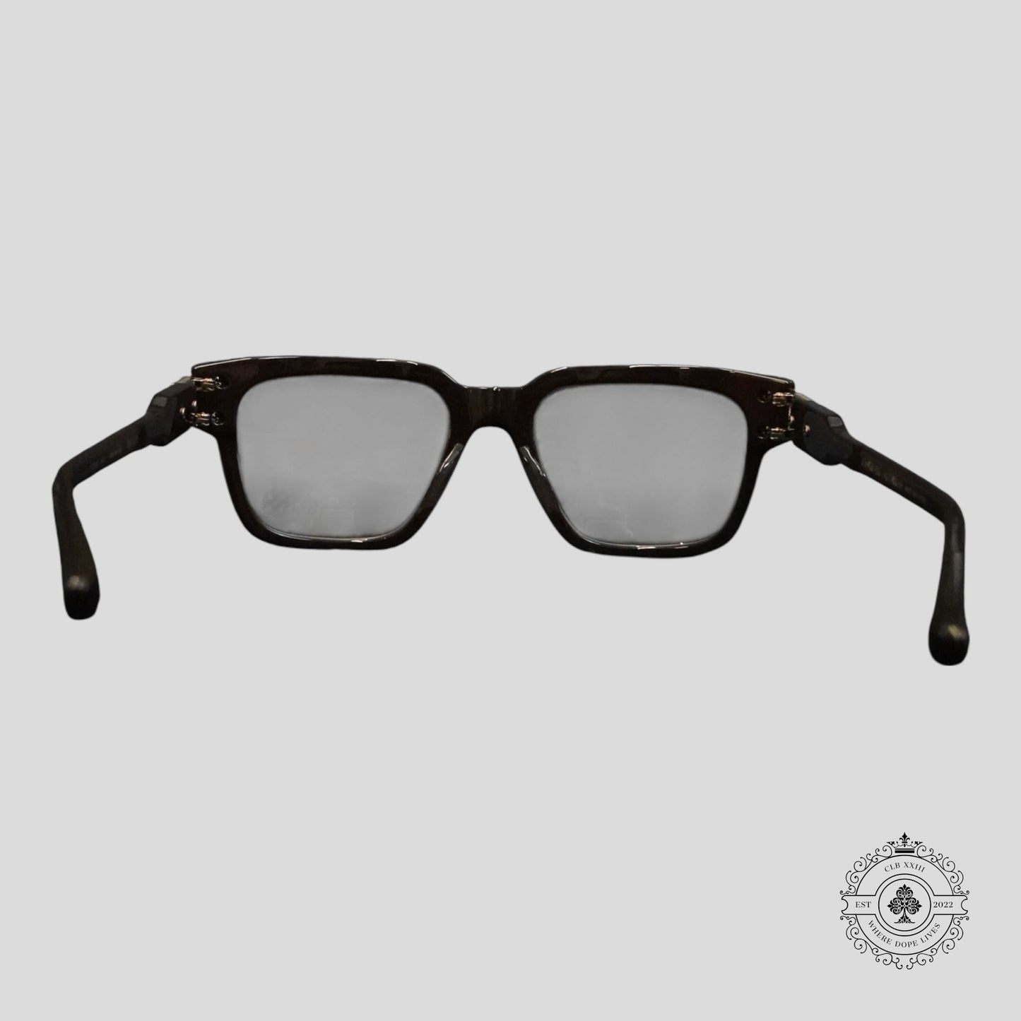 Chrome Hearts Bulge Glasses in Brown/Gold