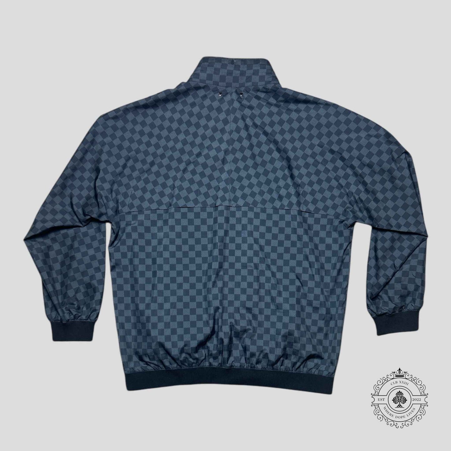Louis Vuitton Reversible Checkered Damier Windbreaker in Black