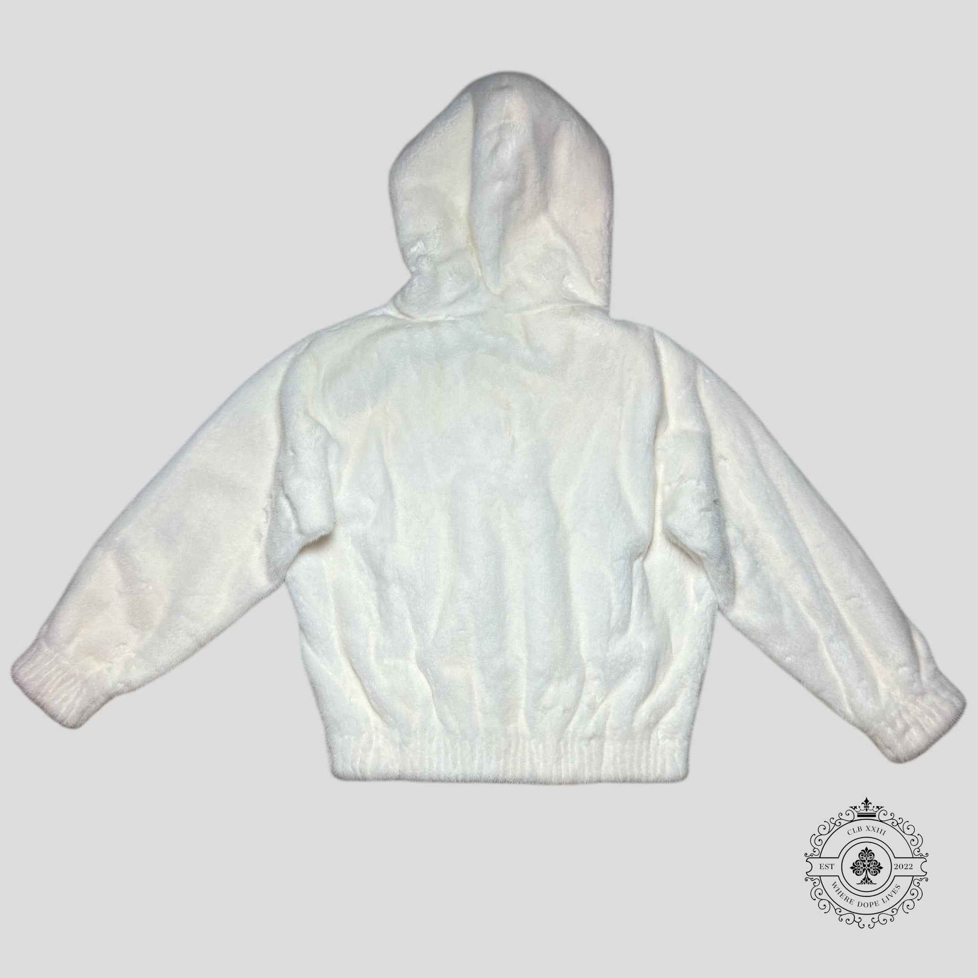 Louis Vuitton Mink Hoodie in White