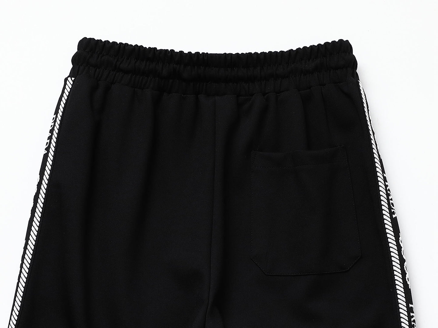 Prada Milano Logo Side Band Technical Jersey Jacket Black CUSTOM