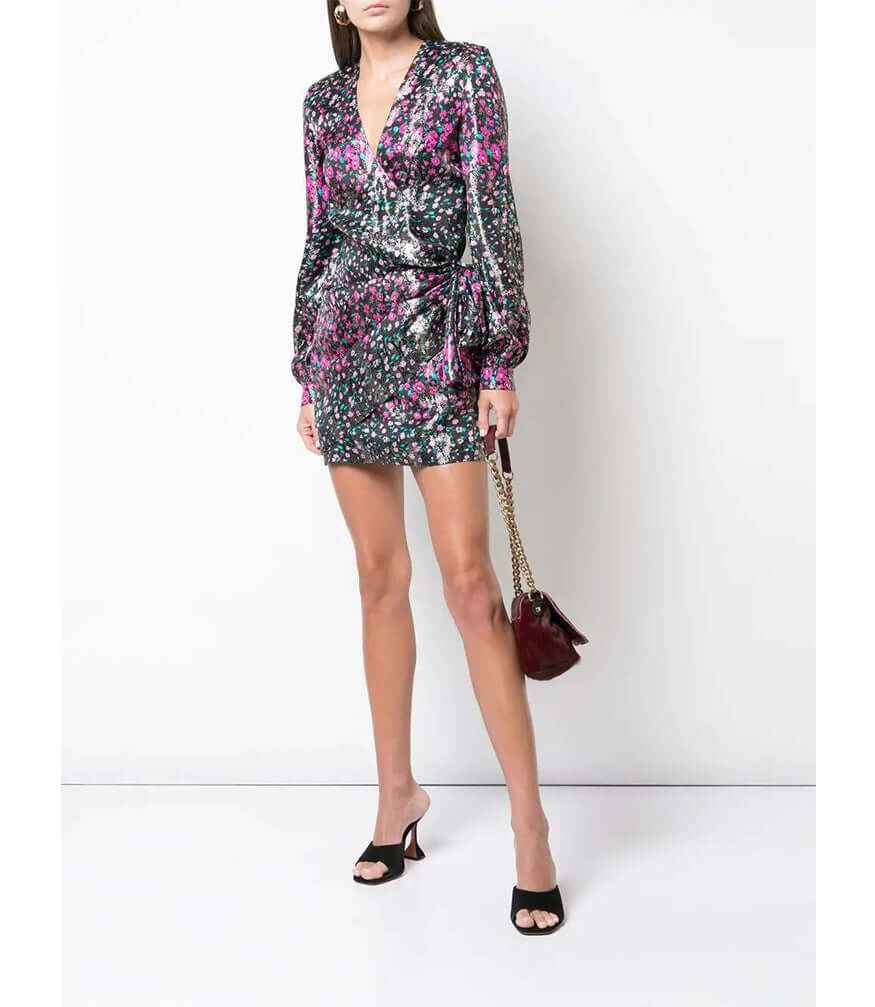 Eugina Fuchsia Short Dress