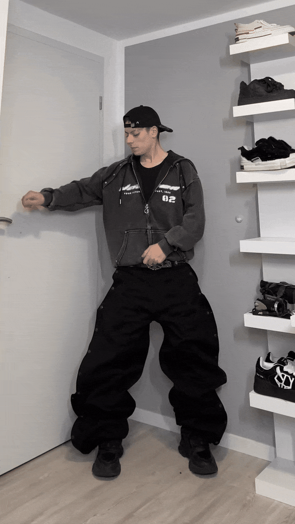 Zip Up Hoodie Omniscient Black