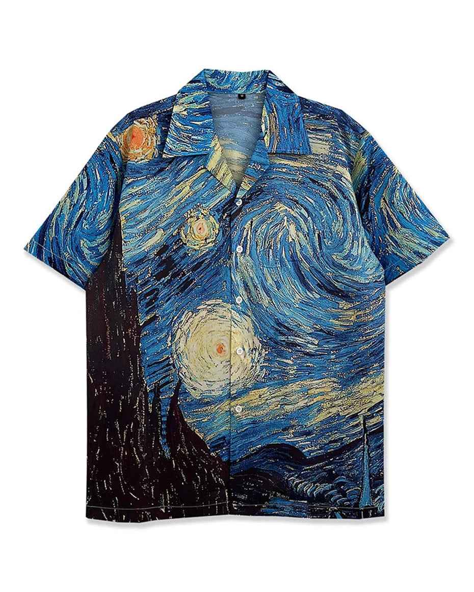 Vintage The Starry Night Graphic Shirt