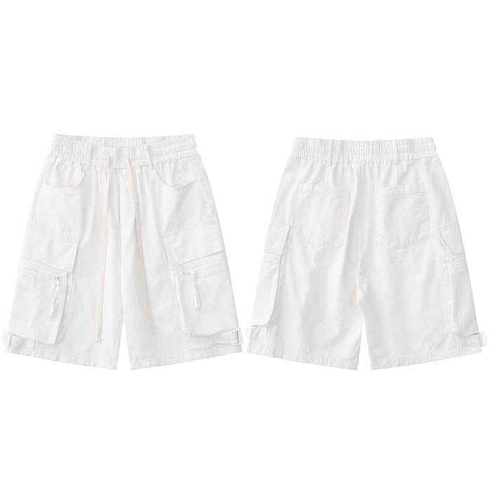 Cargo Track Multi Pockets Shorts