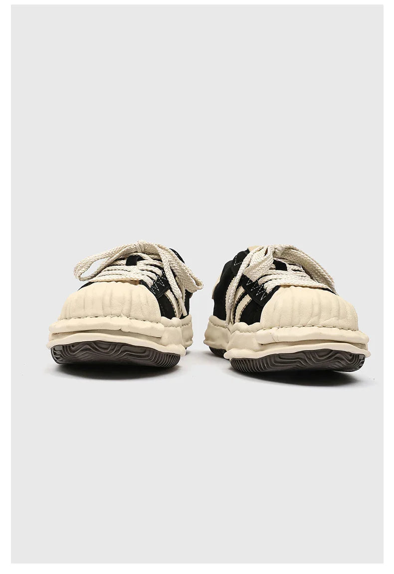 SP1 Striped Board Sneakers