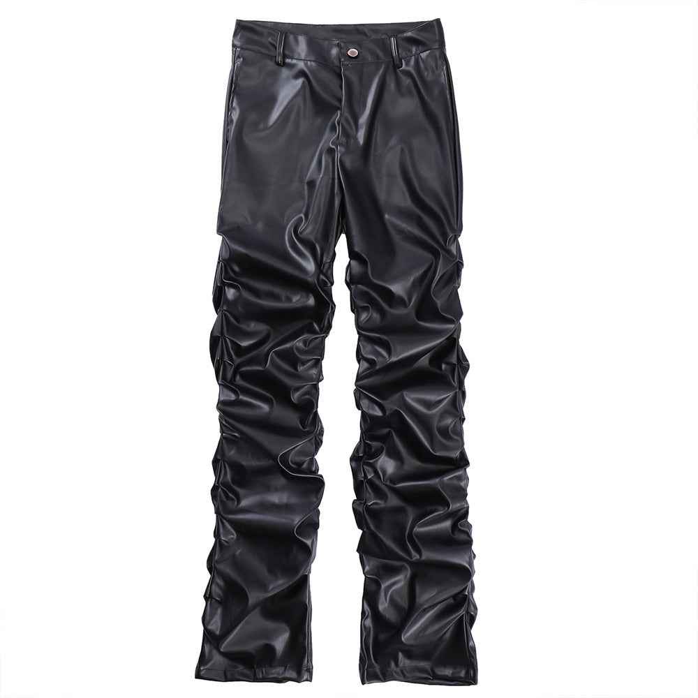 AV1 Black Leather Pants