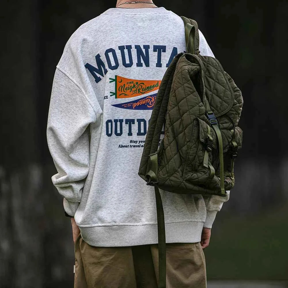 Adventure Mountain Outdoor Pullover Sweatshirt
