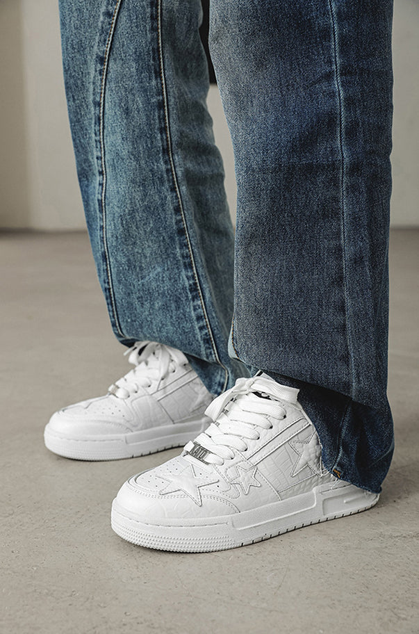 Stars Chunky Shoes - Multi-Dimensional Luxury Platform Trainers | LuxuryUrbanwear - JUSTLUXURY