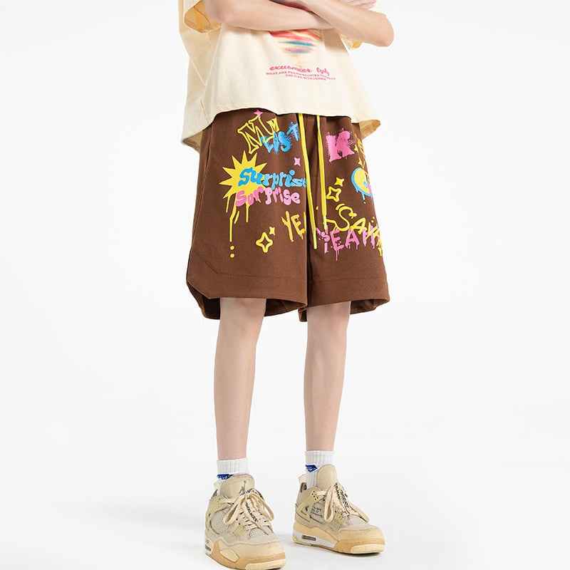 SAVAGE Colorful Neon Style Shorts