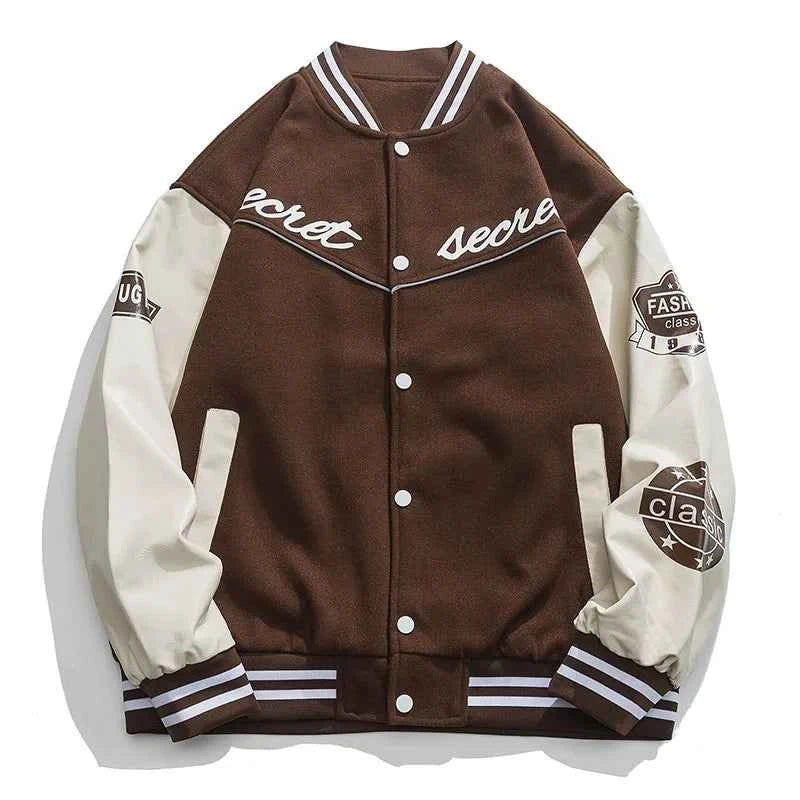Secret Hands-Ome Button Up Reglan Sleeve Jacket