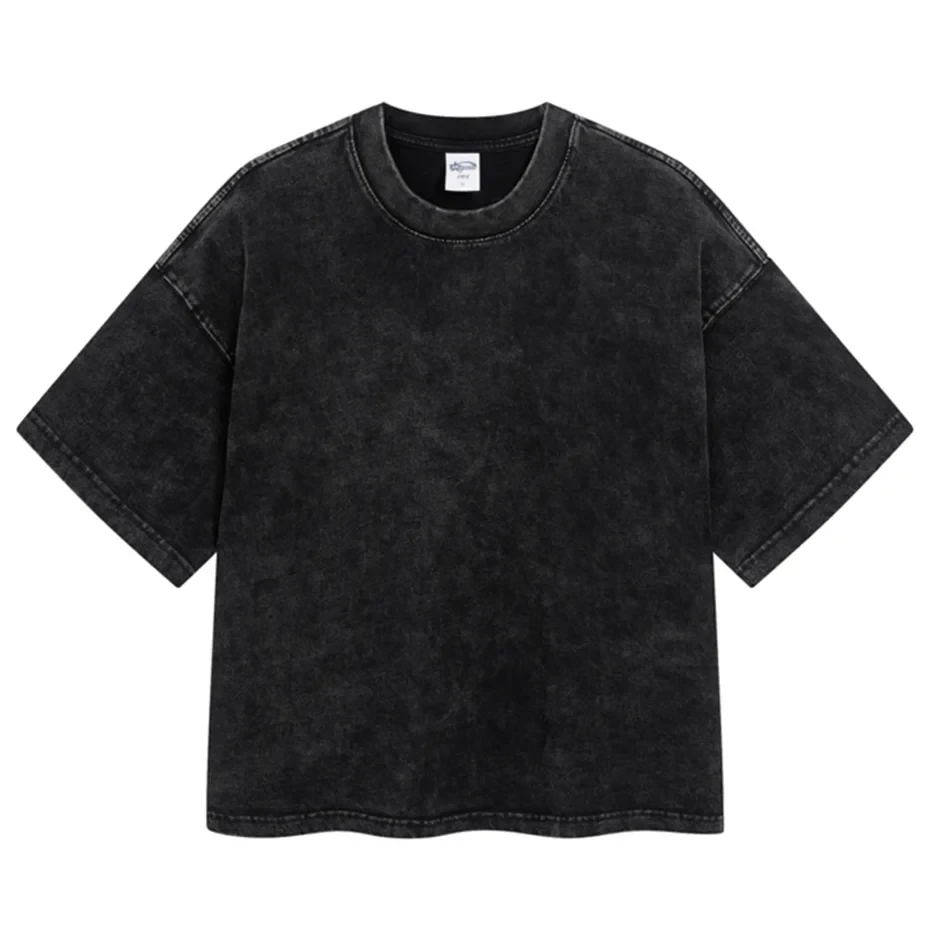Streetwear Wax Printed Vintage Oversized T-shirts