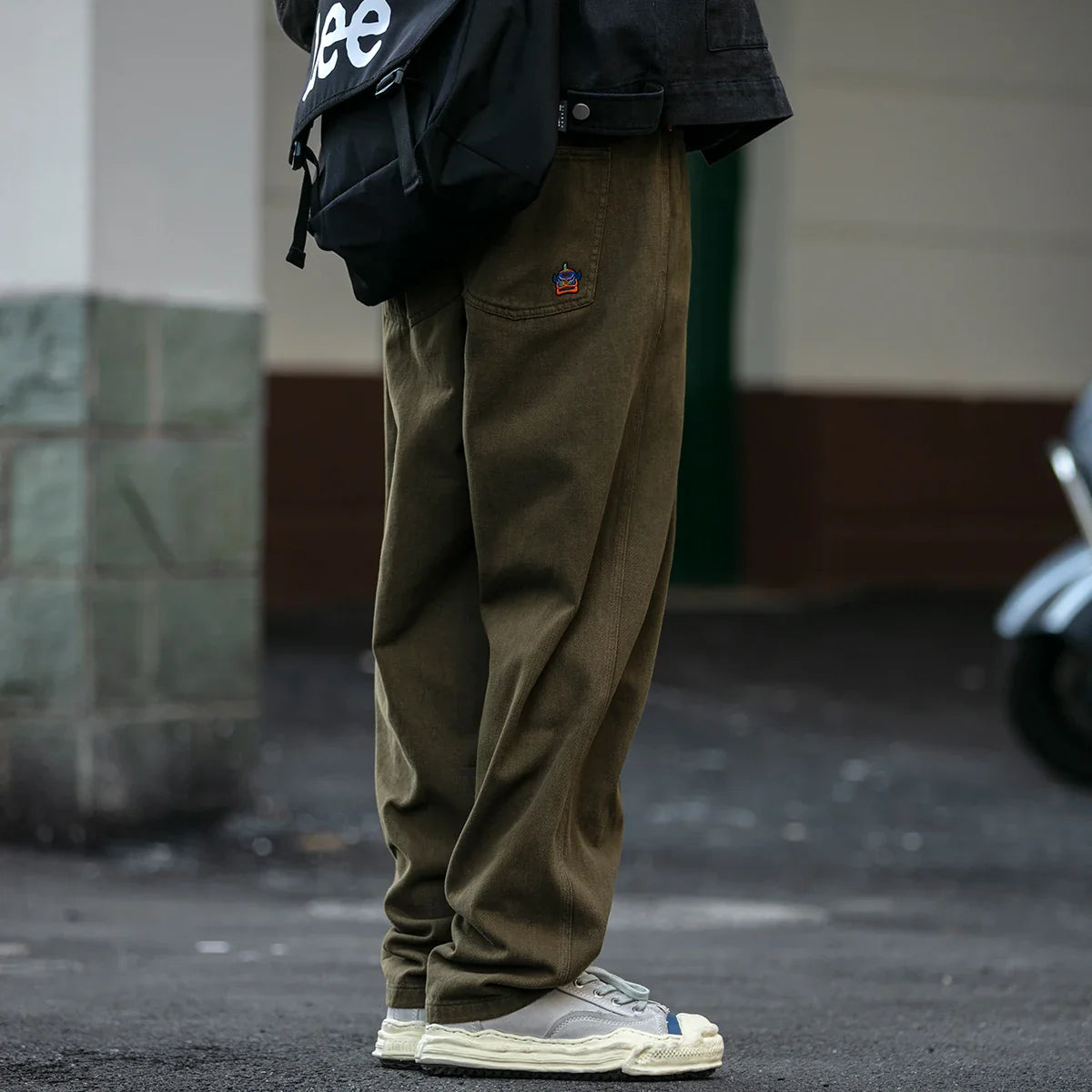 Casual Straight-Leg Trousers