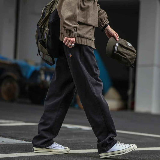 Casual Straight-Leg Trousers