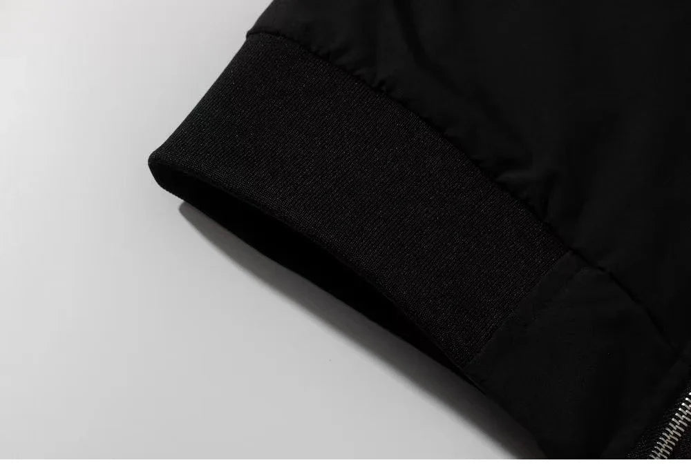 Plain Color With Kangaroo Pocket Jacket