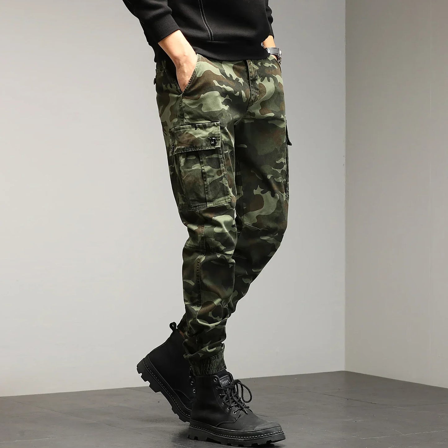 Classic Vector Camouflage Slim Fit Pants