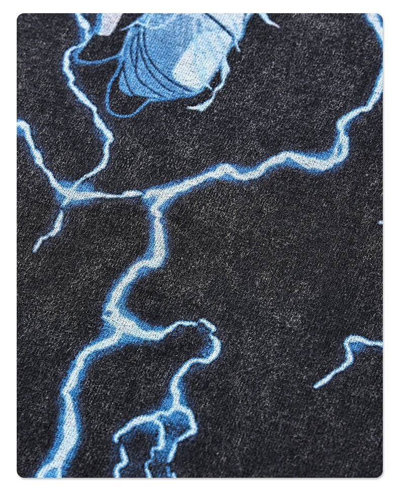 DBZ Blue Lightning Anime T-Shirt