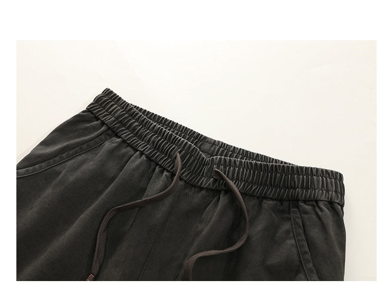 BG26 Corduroy Pattern Streetwear Baggy Joggers