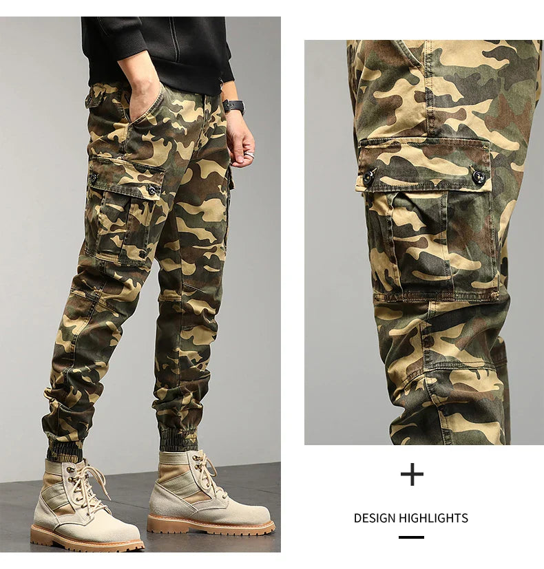 Classic Vector Camouflage Slim Fit Pants