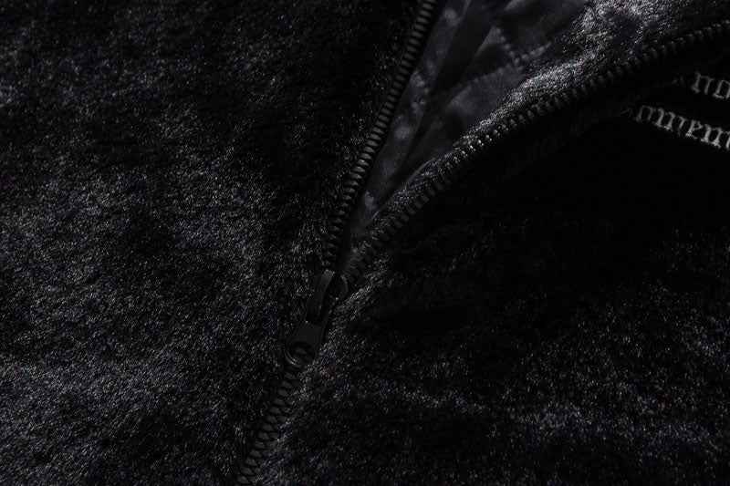 Streetwear Outerwear | Gothic Fleece Jacket