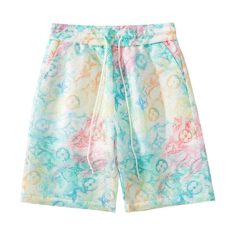 X-Color Tie-dye Mesh Shorts