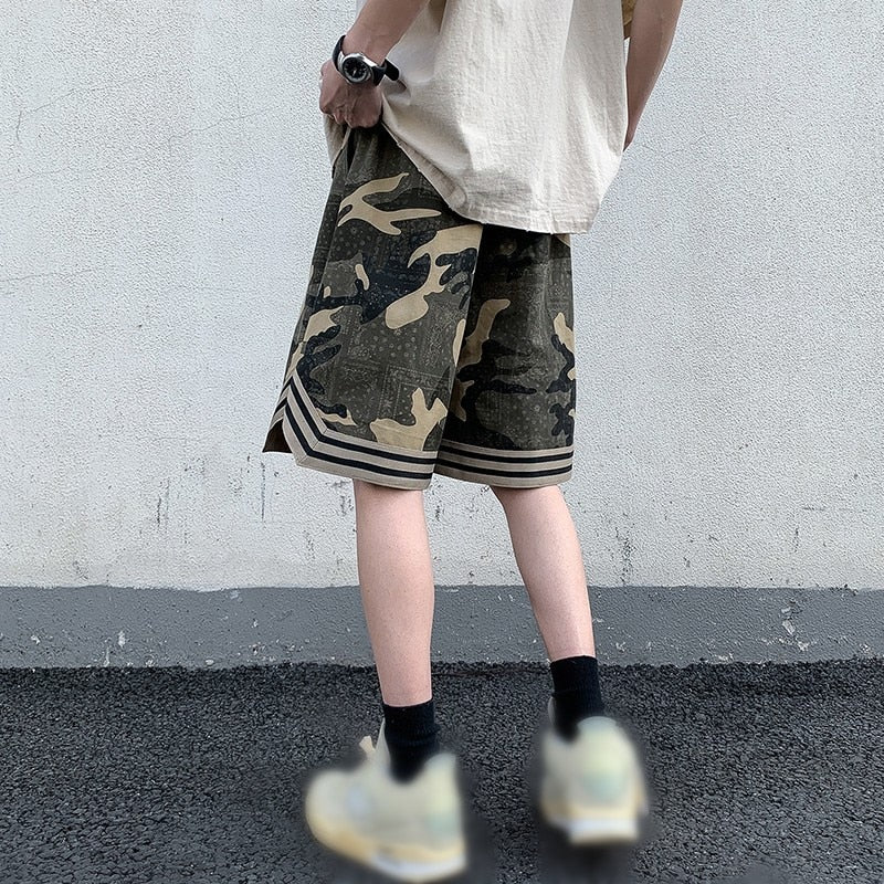 Camo Goth Knee Length Shorts